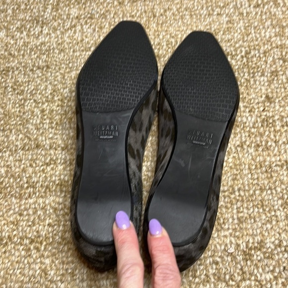 Stuart Weitzman Leopard Print Loafers with Tassels - Picture 9 of 10